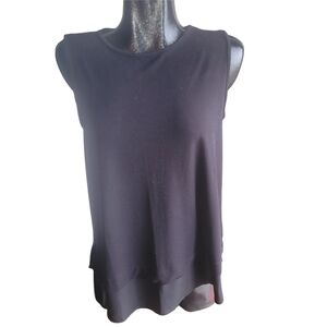 Banana Republic Black Sleeveless Top L